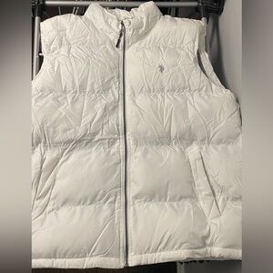 White U.S. POLO ASSN. Puffer Vest